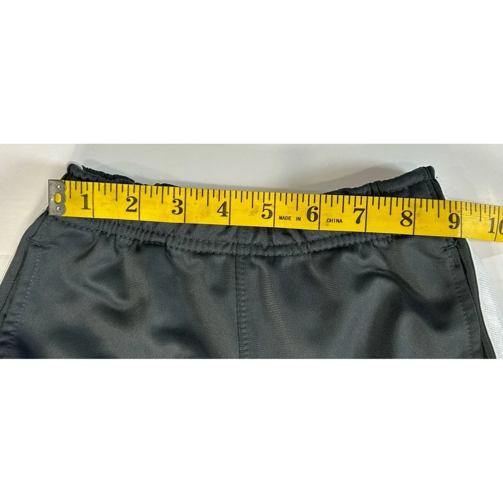 Nike Sweatpants Gray White Stripe Straight Leg Youth Size 6 Joggers Lounge Sport